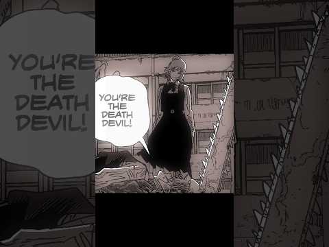 Chainsaw man manga [chapter:198] | The arrival of the death devil #chainsawman #mangaedit #shorts