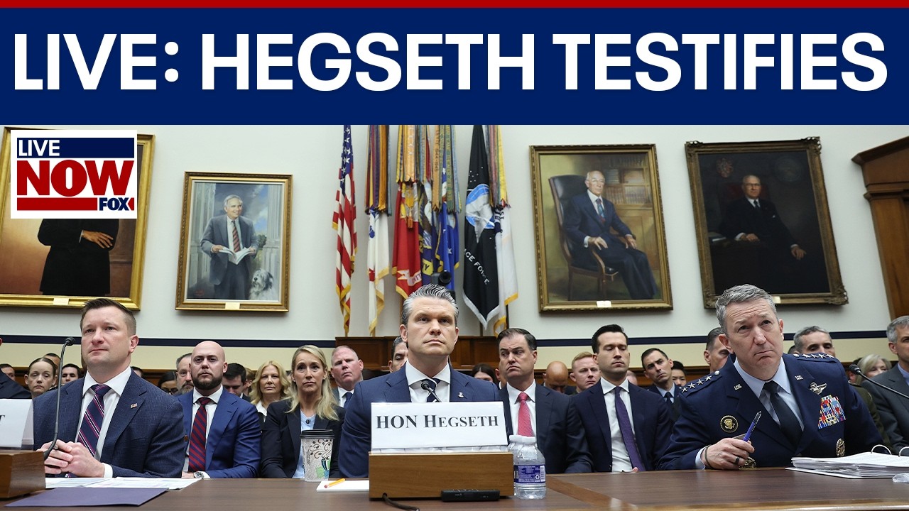 LIVE 11AM ET: Hegseth testifies before House Armed Services Committee amid Iran war