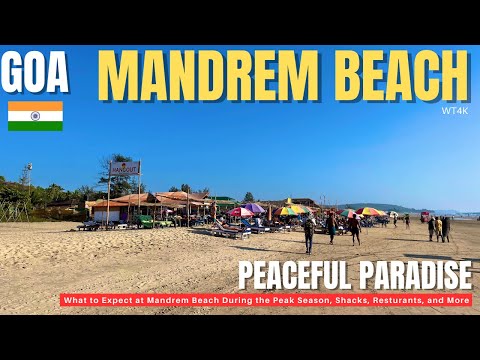 Exploring Mandrem Beach: Goa January 2025 | Unforgettable Goa Vlog | Russian Beach Paradise 🇮🇳