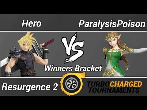 Resurgence 2 Wii U Singles (Winners Bracket) - Hero (Cloud) vs. ParalysisPoison (Zelda)