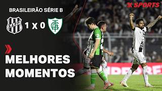 PONTE PRETA 1 X 0 AMÉRICA-MG - BRASILEIRÃO SÉRIE B - MELHORES MOMENTOS