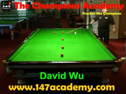 PJ NOLAN SNOOKER ACADEMY PLAYER -- DAVID WU