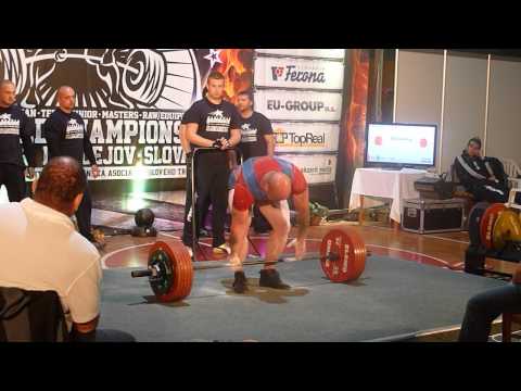 300kg and bicep tear at GPC 2012 WORLD CHAMPIONSHIPS/SLOVAKIA