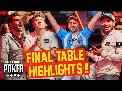 WSOP Main Event Final Table 2023 Extended Highlights [9 Players to 3]