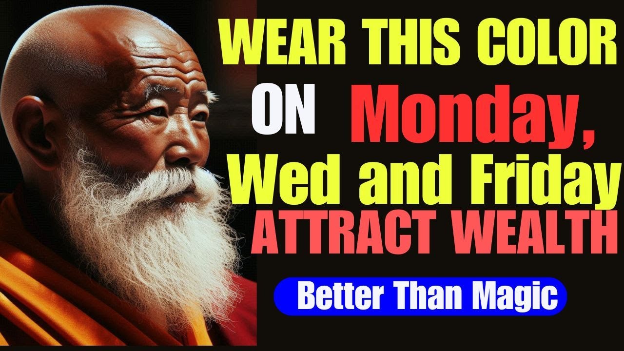 WEAR THIS COLOR TO ATTRACT WEALTH ON MONDAY, WEDNESDAY AND FRIDAY #buddhistteachings