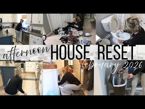 Afternoon House Reset | Clean With Me | House Organization | Tidy Up