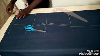 How to cut straight gown @idowucouture