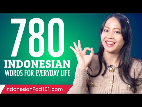 780 Indonesian Words for Everyday Life - Basic Vocabulary #39