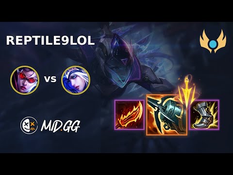 MID.GG: [ reptile9lol ] Vayne BOT vs Ashe | EUW CHALLENGER | LOL Season 2025