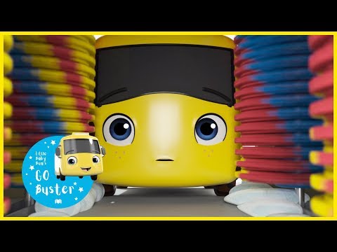 Buster and the Carwash - Go Buster | Little Baby Bus | Episode | Nursery Rhymes |  ABCs and 123s