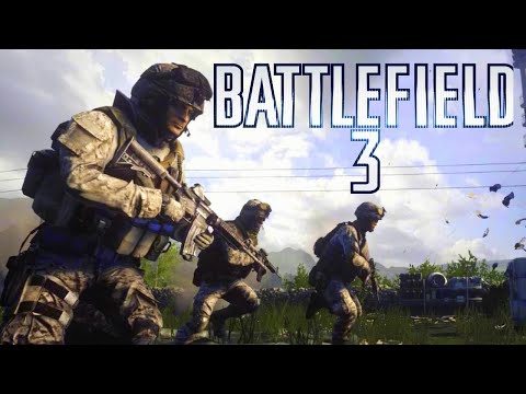 Battlefield 3 - Cinematic NPC Battle - USMC vs Spetsnaz