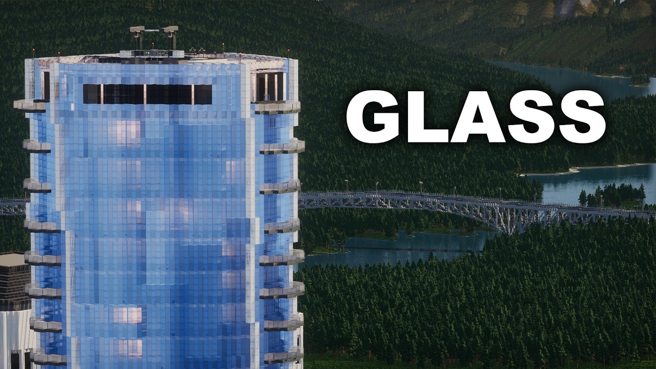How to build a Glass Skyscraper in Minecraft