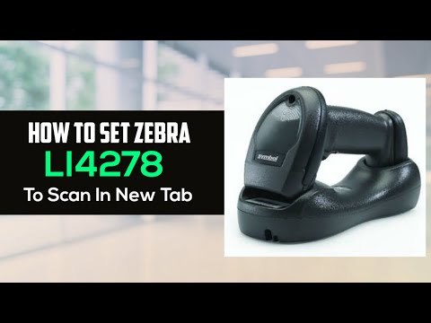 Handheld Zebra Li4278 Wireless Barcode Scanner, Bluetooth (Wireless), 2D Area Imager