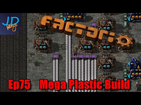 Mega Plastic Build Ep75 | Factorio Biter Hell | Gameplay, Lets Play
