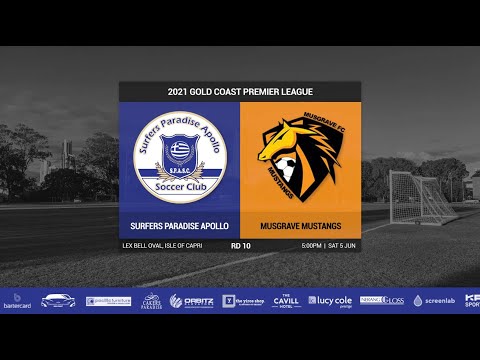 2021 FGC Premier League Rd 10 - Surfers Paradise vs Musgrave (9-0)
