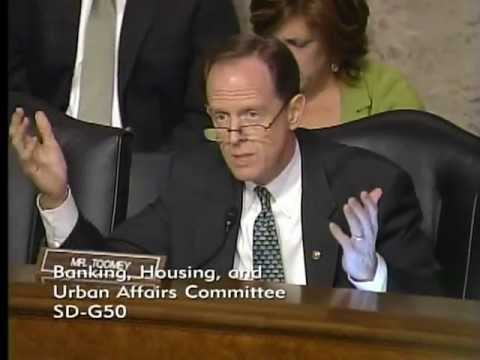 Sen. Toomey questions Federal Reserve Chairman Ben Bernanke