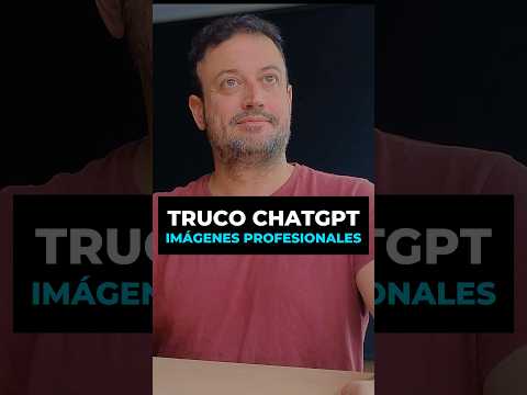 TRUCO ChatGPT imágenes profesionales 😱 #ia #ai #chatgpt #bigdata #data #inteligenciaartificial