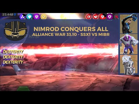 Nimrod Conquers All: Alliance War 33.10 - SSx1 vs MIBR