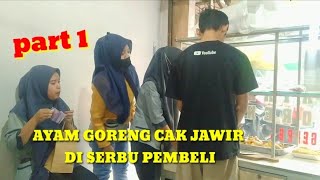 DETIK DETIK AYAM GORENG CAK JAWIR DI SERBU PEMBELI~Kang Jamil Official