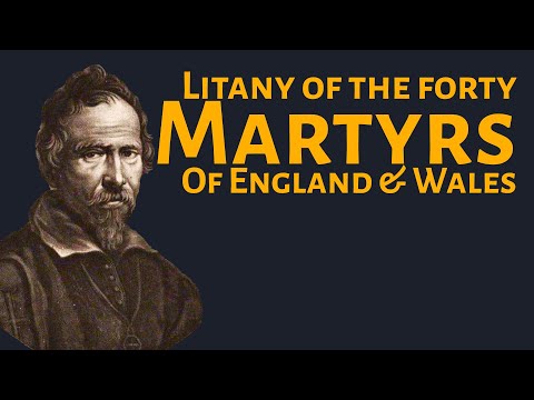 Litany of the Forty Martyrs of England & Wales