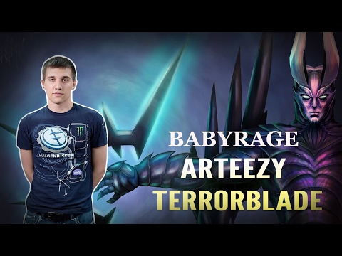 Arteezy Fails to Attack Techies Mine - Babyrage Mode ON