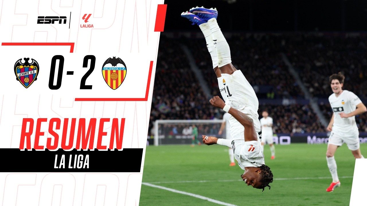 ¡TRIUNFAZO CHE! VALENCIA GANÓ Y PUDO SALIR DE LA ZONA DE DESCENSO | Levante 0-2 Valencia | RESUMEN