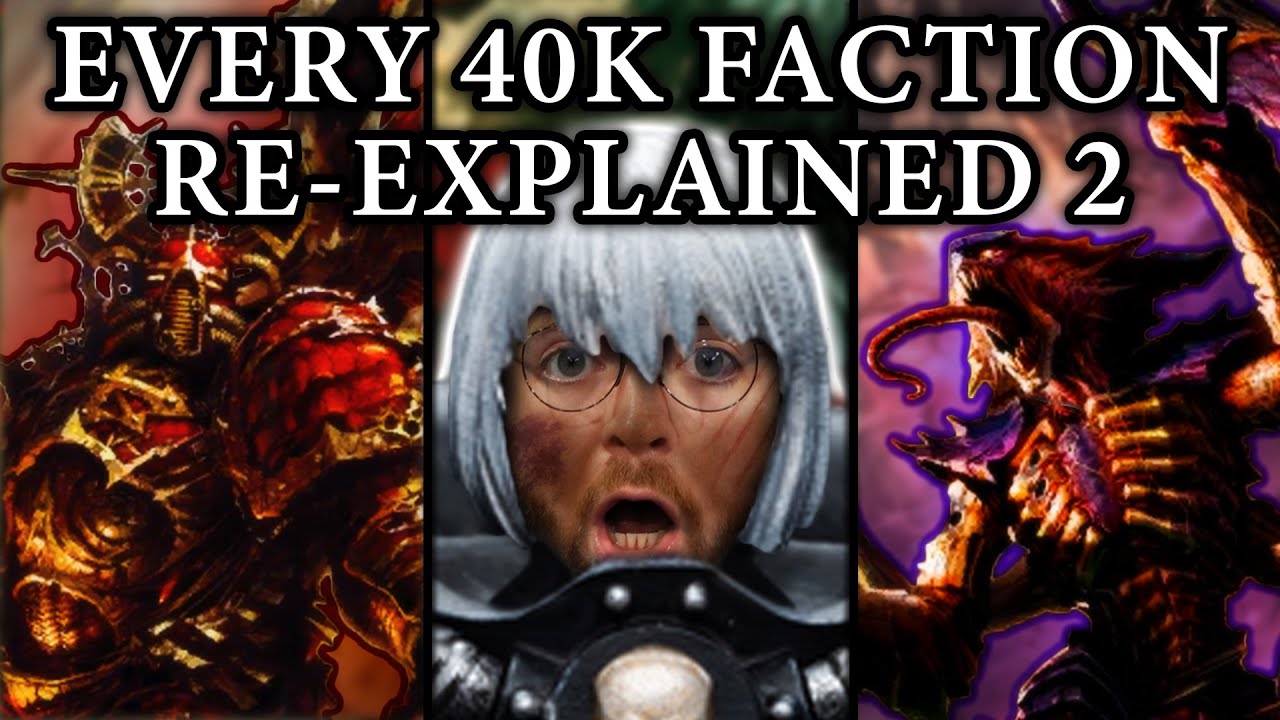 Every Single Warhammer 40k (WH40k) Faction Re-Explained | Part 2
