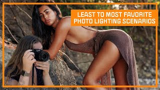 Ranking My Least to Most Favorite Photoshoot Light Scenarios