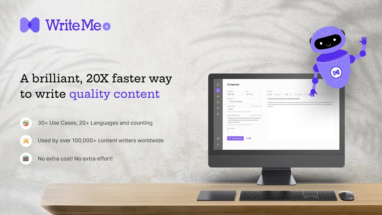 WriteMeAI tutorial