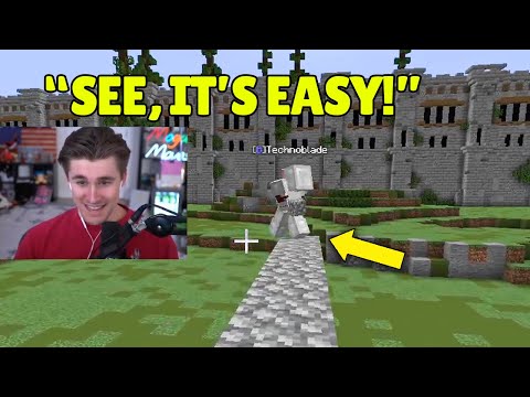 Technoblade shows SPEED BRIDGING and His PvP Skills to Ludwig!!