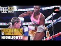 FOUR WEIGHT WORLD CHAMP Claressa Shields Vs Vanessa Joanisse Fight Highlights