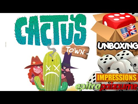 Cactus Town - Unboxing & Impressions (EN) by Epitrapaizoume