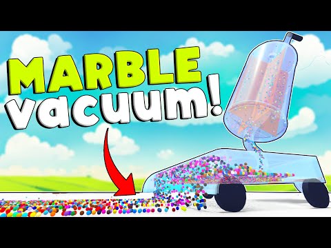 Making A Vacuum That SUCKS Up Marbles! - Marble World