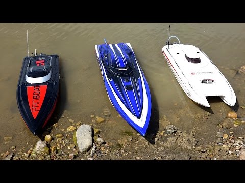 RC ADVENTURES - 3 Speed Boats & Full Scale Recovery - Impulse 31, Spartan, Mystic 29
