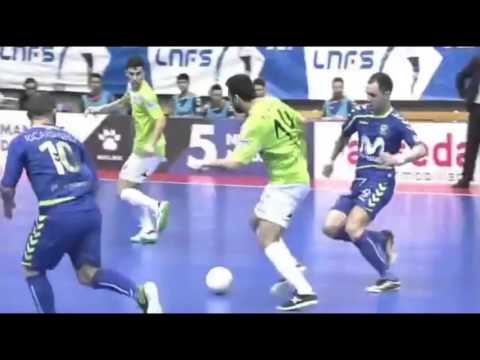 Paradas de Jesús Herrero en el Movistar Inter - Palma Futsal. J25. 1ªDiv