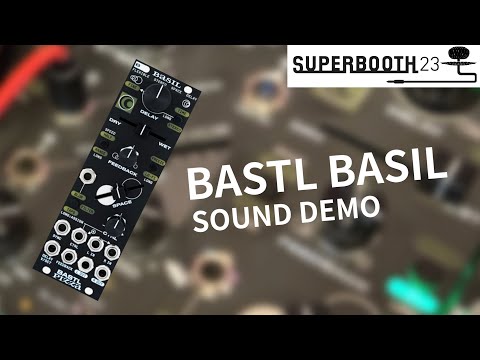 Bastl Instruments Basil Sound Demo - A Fun Stereo Delay Module | Superbooth 2023