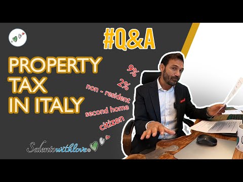 Q&A Property Tax in Italy, by Davide Mengoli