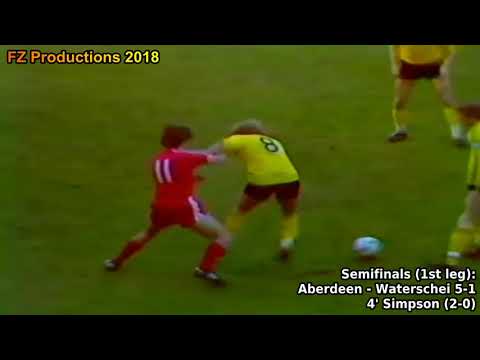 1982-1983 Cup Winners' Cup: Aberdeen FC All Goals (Road to Victory)