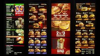 McDonald’s Menu screen 2009￼