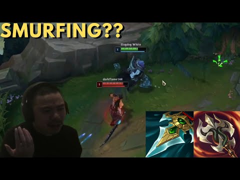 Is this Silver Tryndamere SMURFING?