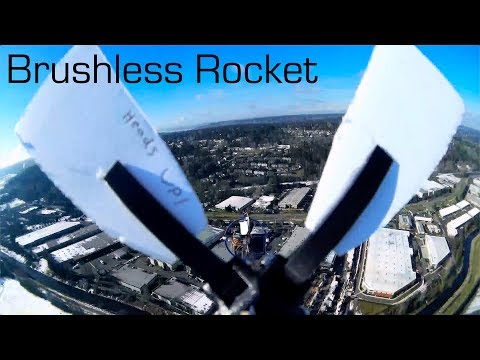 Brushless R/C Rocket Vertical Landing with Pop Up Fins - RCTESTFLIGHT