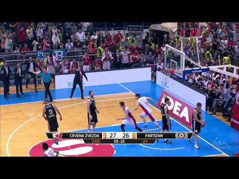 ABA Liga 2014/15, Semi-finals Round 2 match: Crvena zvezda Telekom - Partizan NIS (15.4.2015)