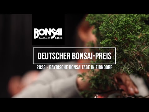 Deutscher Bonsai-Preis 2023, anläßlich der Bayrischen Bonsaitage 2023 in Zirndorf