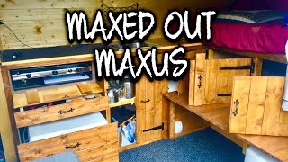 Van life Tour LDV Maxus V80 self build off grid  stealth camper #vanlife