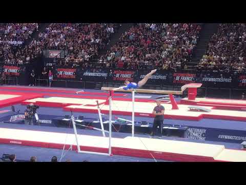 Anastasia Agafonova Bars 2019 Paris World Cup Event Finals