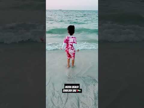 Bismillah #alhamdulillah #heera ⛱ beach #sharjah #corniche #uae #uaevibes #weekend 🇦🇪