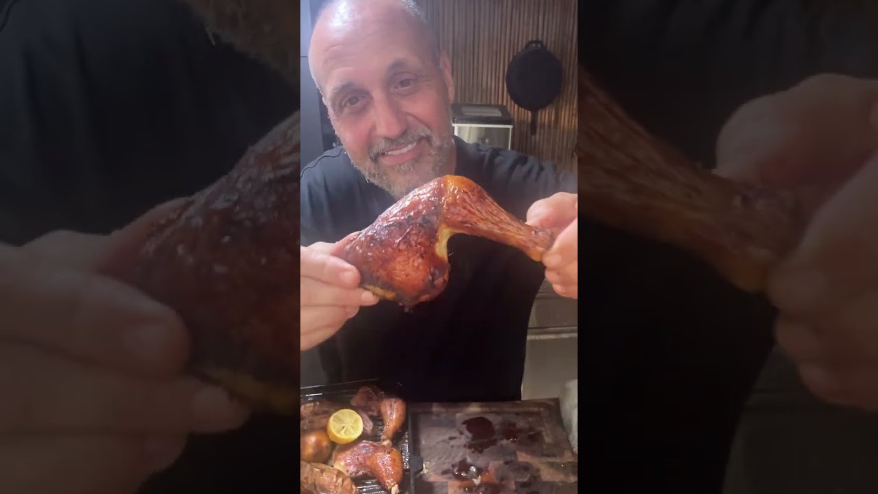 עוף מעושן בגריל מעשנה החיצוני של נינגה באהבה לכולם תומר תומס חבר שלכם 💚