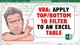 Excel VBA Code to Apply Top/Bottom 10 Filter to an Excel Table