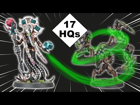 17 Necron HQs + Best Unit Synergy - Arks of Omen - Warhammer 40k 9th Edition