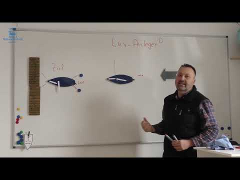 Der Luv-Anleger mit dem Segelboot